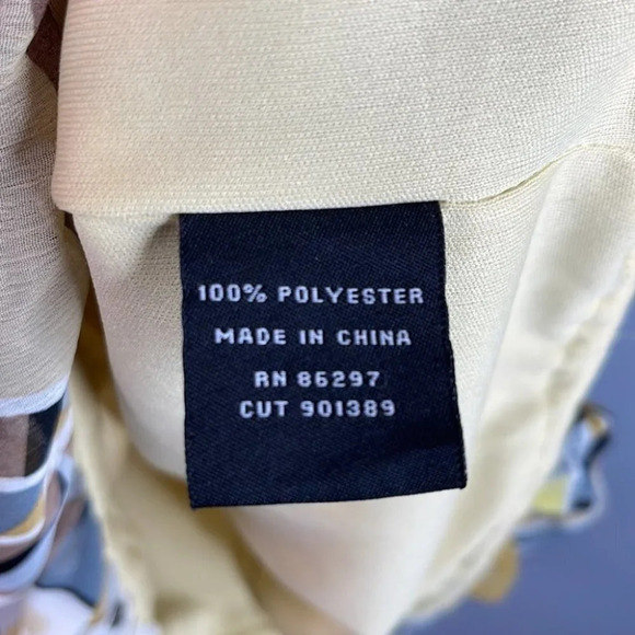 BCBGMAXAZRIA Retro 70s Print Bubble Hem Mini Dress Sleeveless Chiffon Size XS - Picture 7 of 10